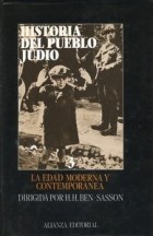 Papel HISTORIA DEL PUEBLO JUDIO 3 LA EDAD MODERNA Y CONTEMPORANEA (LIBROS SILGULARES LS48)