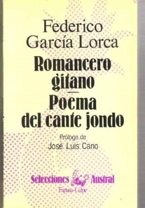 Papel ROMANCERO GITANO - POEMA DEL CANTE JONDO (COLECCION AUSTRAL)