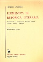 Papel ELEMENTOS DE RETORICA LITERARIA