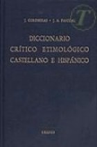 Papel DICCIONARIO CRITICO ETIMOLOGICO CASTELLANO E HISPANICO  (6 TOMOS)