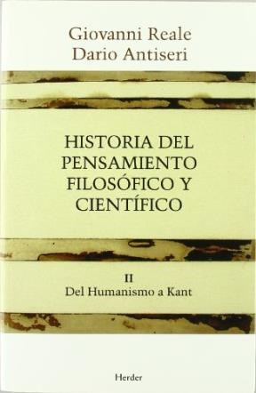 Papel HISTORIA DEL PENSAMIENTO FILOSOFICO Y CIENTIFICO II
