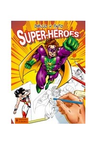 Papel Dibujo Y Pinto Super Heroes