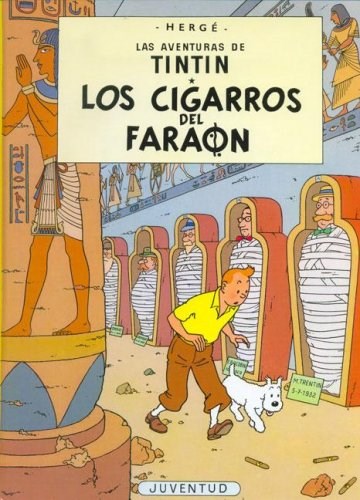 Papel LAS AVENTURAS DE TINTIN. LOS CIGARROS DEL FARAON