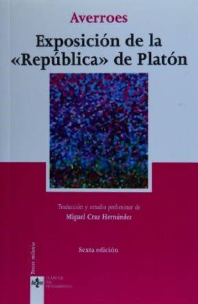Papel EXPOSICION DE LA REPUBLICA DE PLATON (SEXTA EDICION) (CLASICOS DEL PENSAMIENTO)