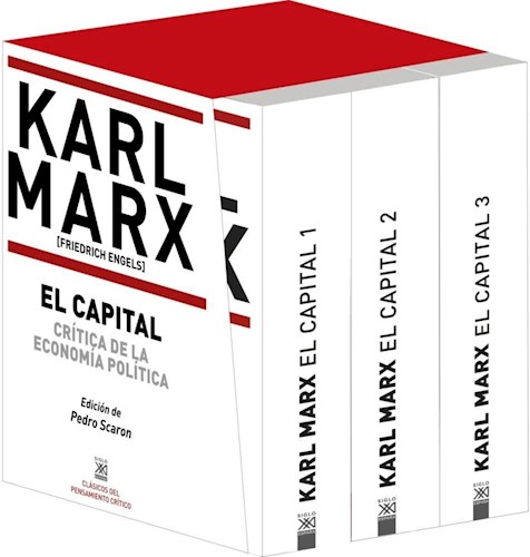 Papel CAPITAL CRITICA DE LA ECONOMIA POLITICA (OBRA COMPLETA) (3 TOMOS) (ESTUCHE)