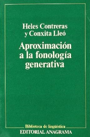 Papel APROXIMACION A LA FONOLOGIA GENERATIVA (BIBLIOTECA DE LINGUISTICA 3)