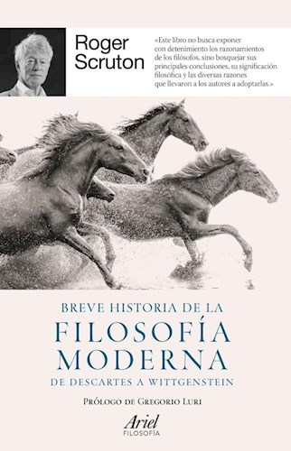 Papel BREVE HISTORIA DE LA FILOSOFIA MODERNA DE DESCARTES A WITTGENSTEIN (RUSTICO)