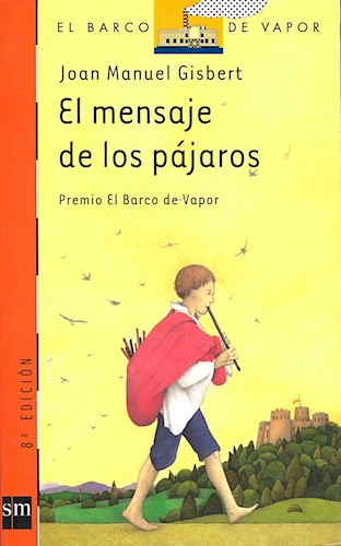 Papel MENSAJE DE LOS PAJAROS (BARCO DE VAPOR NARANJA)