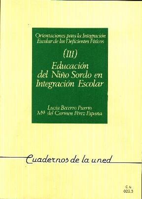  EDUCACION DEL NINO SORDO EN LA INTEGRACION E