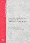 Papel FILOSOFIA DEL DERECHO  LECCIONES DE HERMENEU