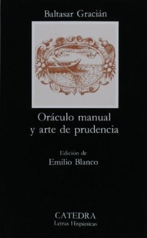 Papel ORACULO Y MANUAL Y ARTE DE PRUDENCIA (COLECCION LETRAS HISPANICAS 395) (BOLSILLO)