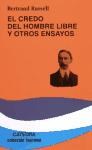 Papel CREDO DEL HOMBRE LIBRE Y OTROS ENSAYOS (TEOREMA)