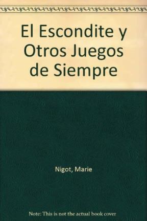 Papel ESCONDITE Y OTROS JUEGOS DE SIEMPRE (DIVERJUEGO)
