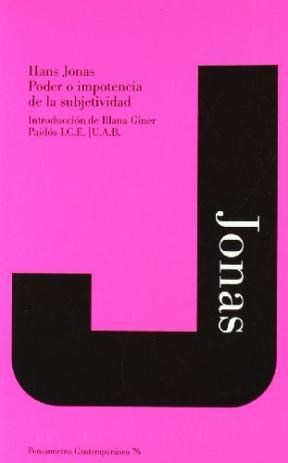Papel PODER O IMPOTENCIA DE LA SUBJETIVIDAD (PENSAMIENTO CONTEMPORANEO 46076)