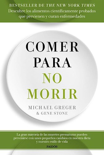 Papel COMER PARA NO MORIR (COLECCION DIVULGACION)