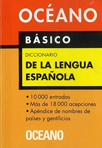 Papel Diccionario Oceano Basico De La Lengua Española