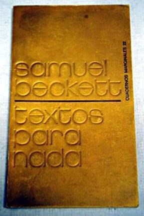 Papel TEXTOS PARA NADA (COLECCION MARGINALES)