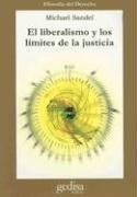 Papel LIBERALISMO Y LOS LIMITES DE LA JUSTICIA (COLECCION FILOSOFIA DEL DERECHO)