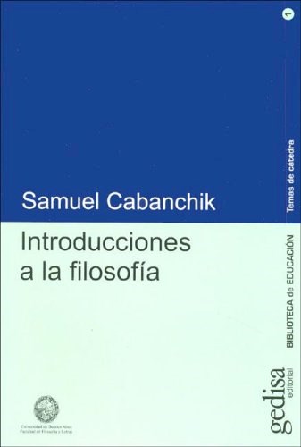 Papel INTRODUCCIONES A LA FILOSOFIA