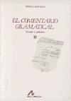 Papel COMENTARIO GRAMATICAL II TEORIA Y PRACTICA