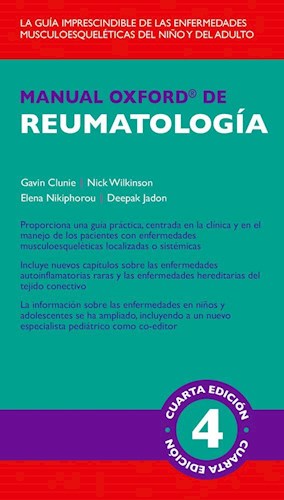 Papel Manual Oxford de Reumatología Ed.4