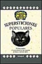 Papel SUPERSTICIONES POPULARES HECHOS SEÑALES Y ACONTECIMIENT