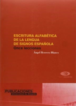 Papel Escritura alfabética de la lengua de signos española