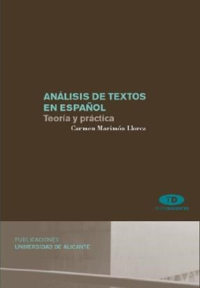 Papel Análisis de textos en español. Teoría y práctica