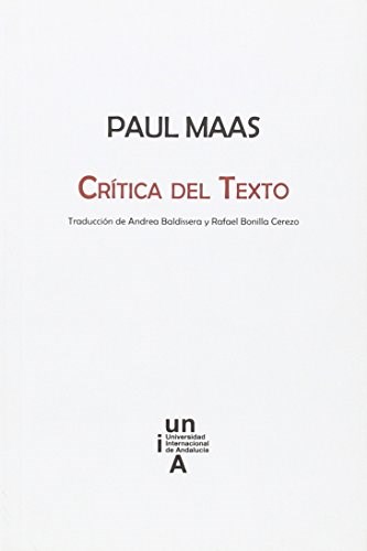 Papel PAUL MAAS CRITICA DEL TEXTO