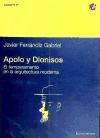 Papel APOLO Y DIONISOS  EL TEMPERAMENTO EN LA ARQU