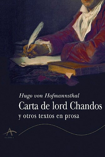 Papel Carta De Lord Chandos Y Otros Textos En Prosa