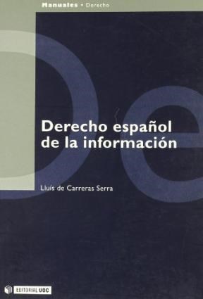Papel Derecho español de la información