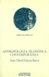 Papel Antropología filosófica contemporánea