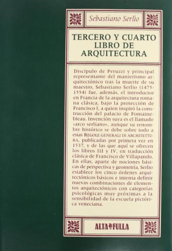 Papel TERCERO Y CUARTO LIBRO DE ARQUITECTURA