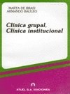  Clinica Grupal  Clinica Institucional