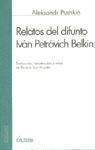 Papel Relatos del difunto Iván Petróvich Belkin