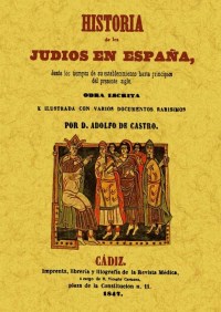 Papel HISTORIA DE LOS JUDIOS EN ESPANA DESDE LOS TIEMPOS