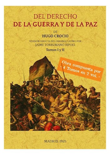Papel DEL DERECHO DE LA GUERRA Y DE LA PAZ