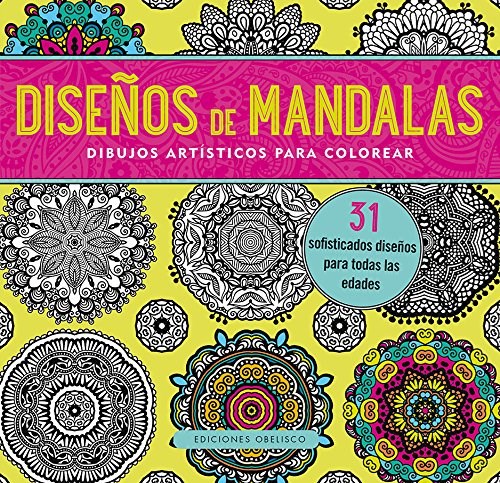 Papel DISEÑOS DE MANDALAS DIBUJOS ARTISTICOS PARA COLOREAR (RUSTICA)