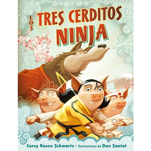 Papel TRES CERDITOS NINJA LOS