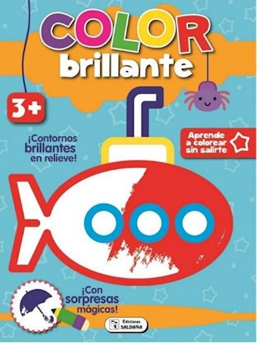 Papel COLOR BRILLANTE (SUBMARINO) (COLECCION COLOR BRILLANTE) (CON SORPRESAS MAGICAS) (+4 AÑOS)