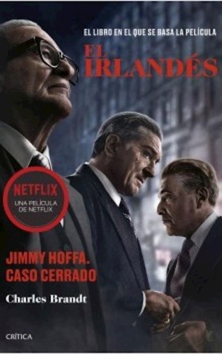 Papel IRLANDES JIMMY HOFFA CASO CERRADO (LIBRO EN EL QUE SE BASA LA PELICULA DE NETFLIX) (2