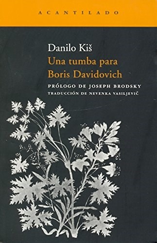 Papel UNA TUMBA PARA BORIS DAVIDOVICH