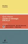 Papel QUE HACER CUANDO SU ESTRATEGIA ENCALLA (CASOS DE HARVARD BUSINESS REVIEW)