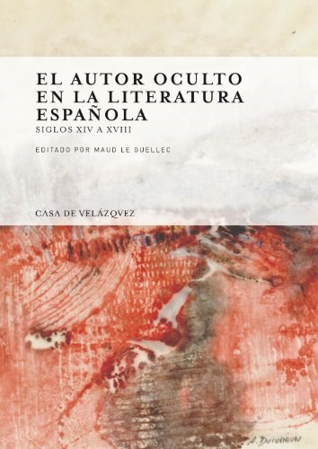 Papel El Autor Oculto En La Literatura Española
