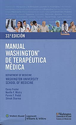 Papel Manual Washington de Terapéutica Médica Ed.33