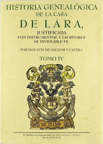 Papel HISTORIA GENEALOGICA DE LA CASA DE LARA