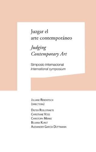 Papel Simposio Internacional "Juzgar el Arte Contemporáneo"
