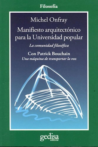 Papel MANIFIESTO ARQUITECTONICO PARA LA UNIVERSIDAD POPULAR (SERIE CLA DE MA)