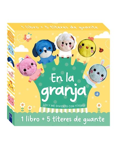 Papel EN LA GRANJA (LEO Y ME DIVIERTO CON TITERES) (1 LIBRO + TITERES DE GUANTE) (CAJA)